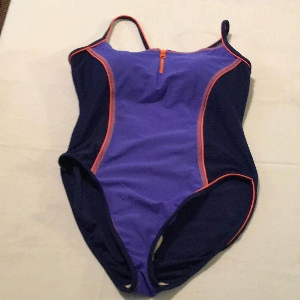 Beach Cabana one piece bathing suit size L (R)